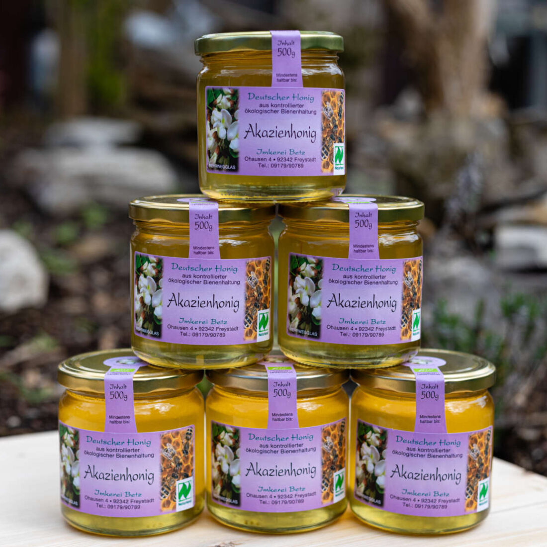 Bio-Akazienhonig aus der Oberpfalz im Sparpaket (DE-ÖKO-001)